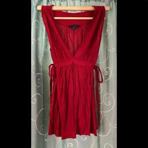 French Connection red medium blouse